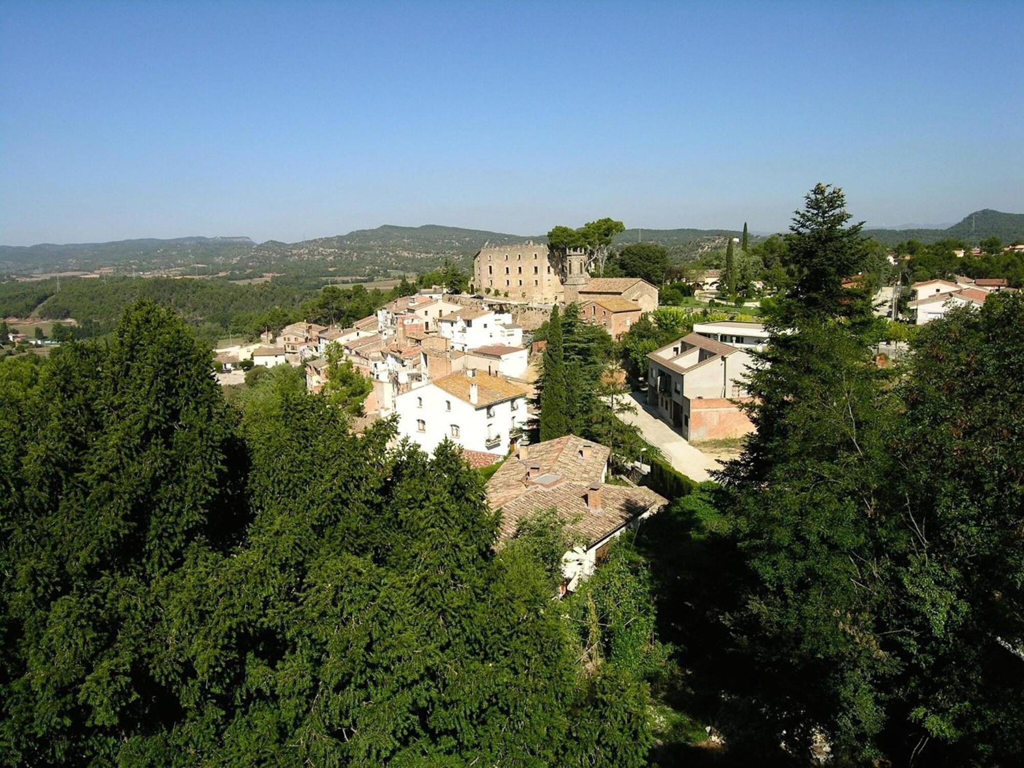 Castle Apartment For 5 People With Terrace La Torre de Claramunt Exteriör bild